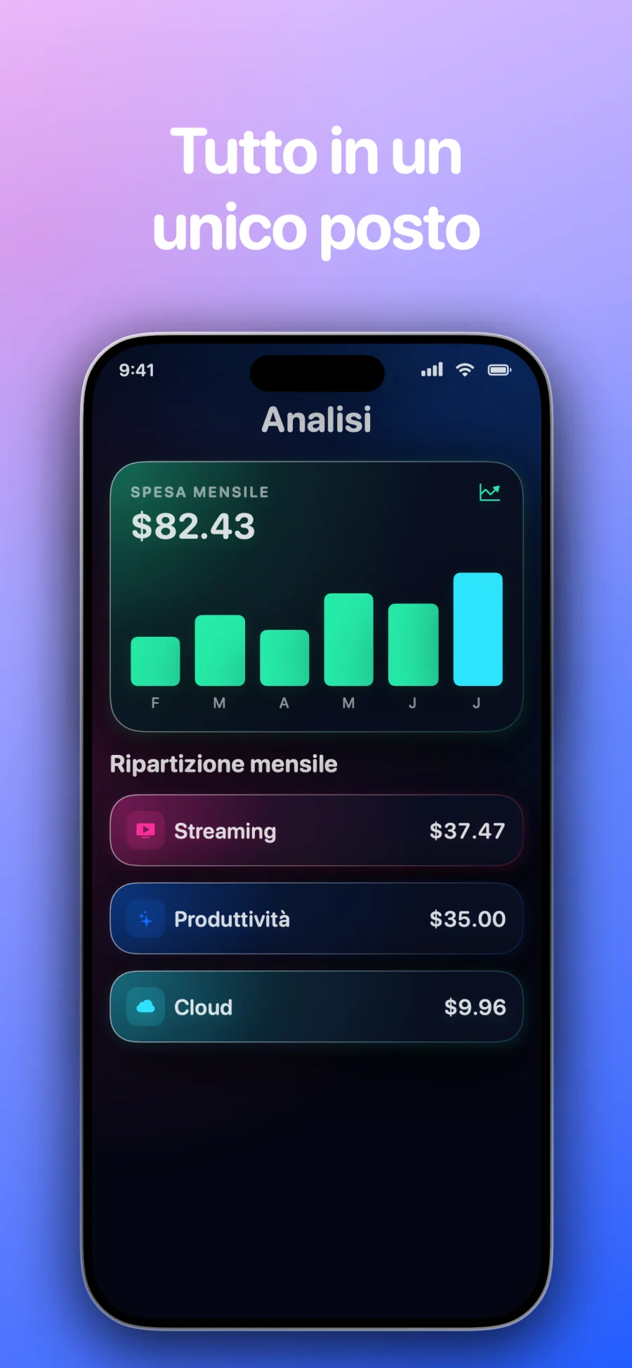 SubSub - SubTracker: schermata dell'app 4