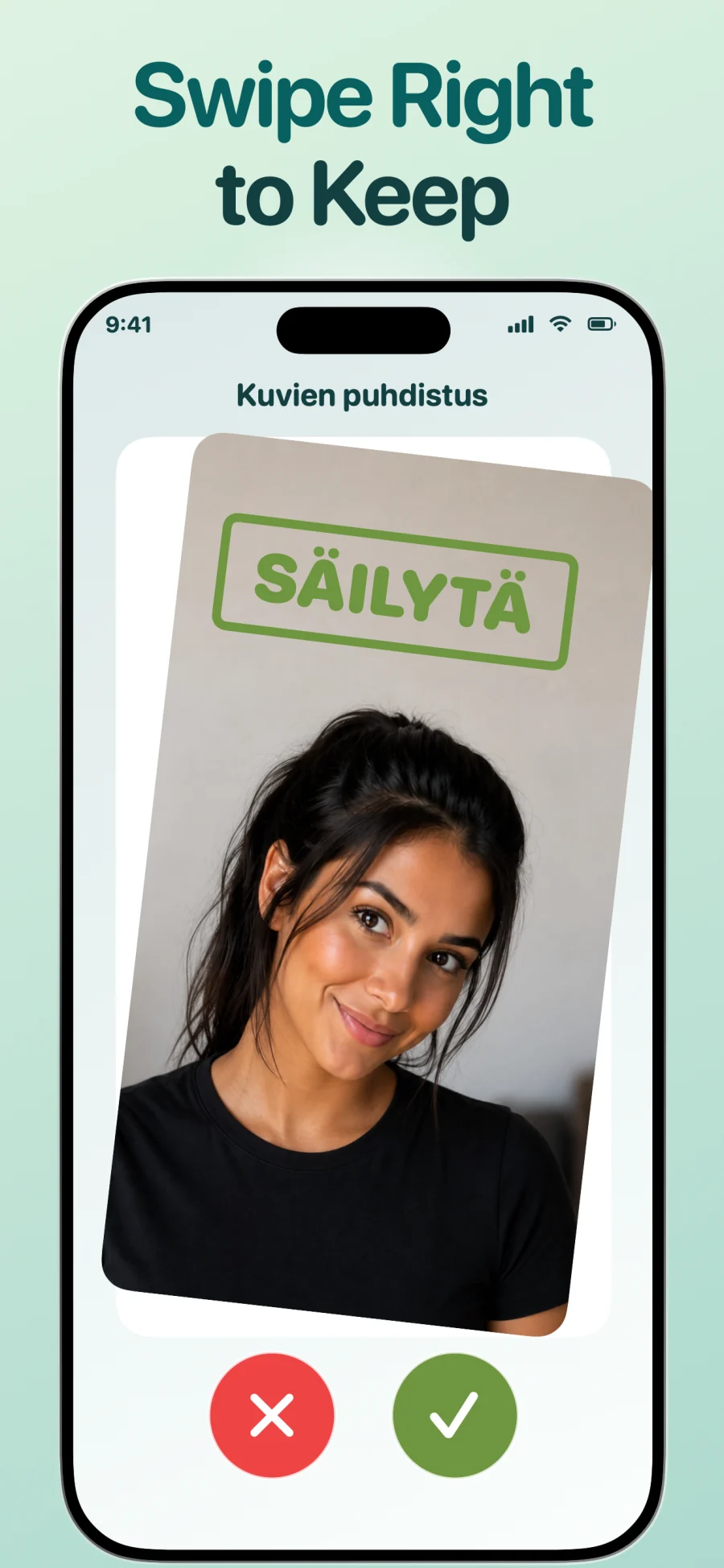 Whoosh Smart Cleaner: sovelluksen näyttö 2
