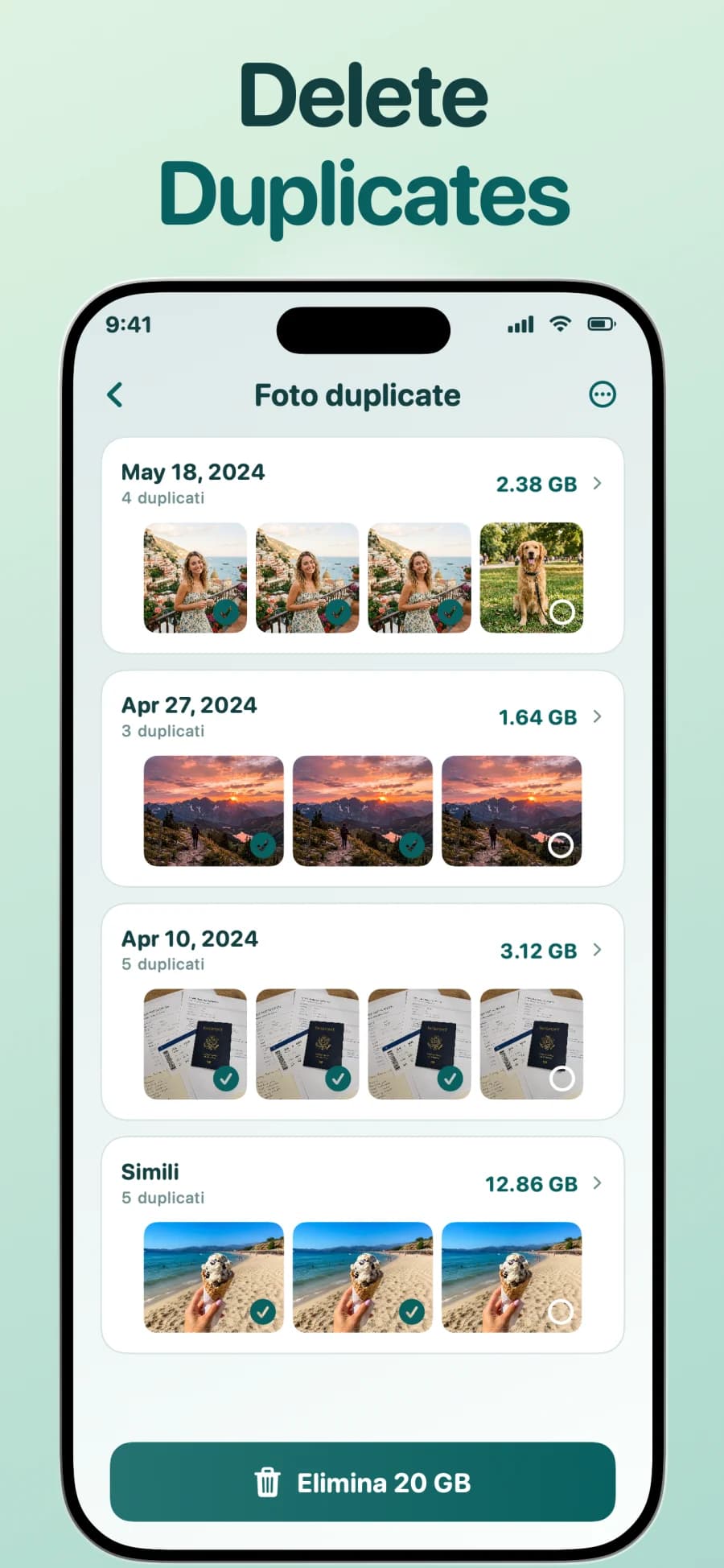 Whoosh Smart Cleaner: schermata dell'app 3