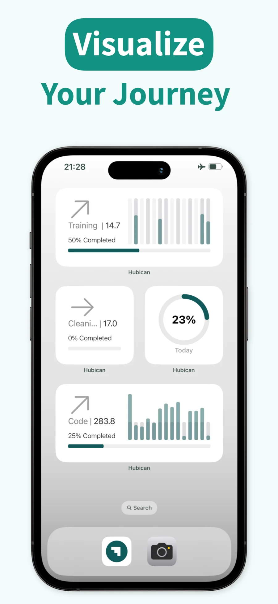 Hubican: Habit & Goal Tracker: экран приложения 4