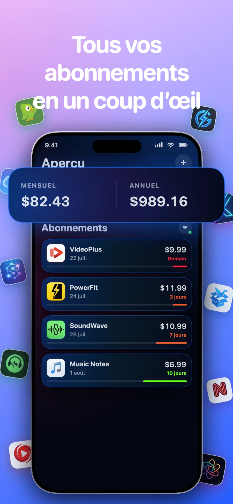 SubSub - SubTracker