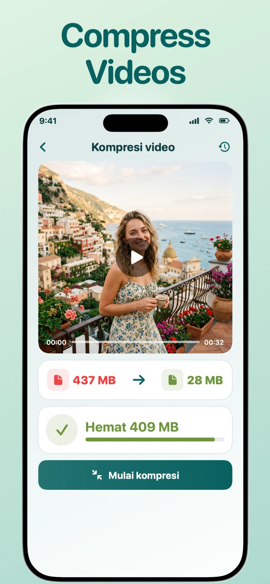 Whoosh Smart Cleaner: layar aplikasi 4